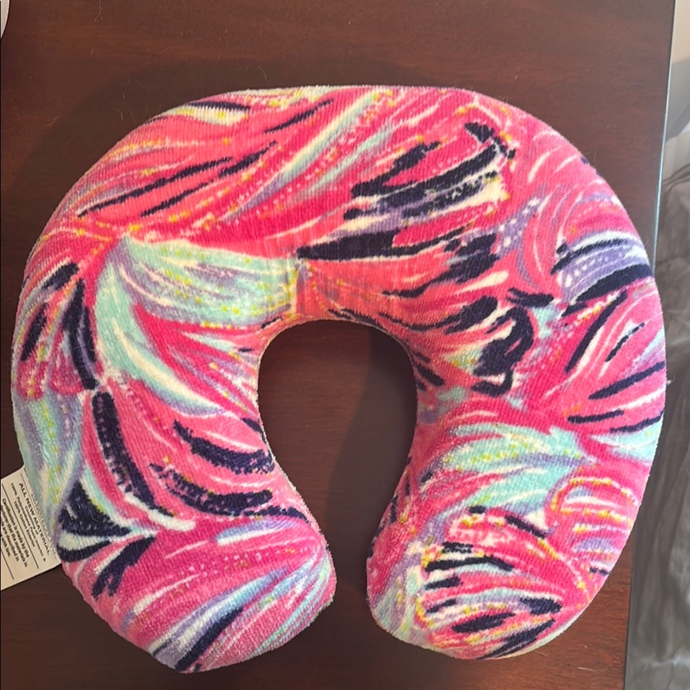 Lilly Pulitzer Memory Foam Travel Neck Pillow